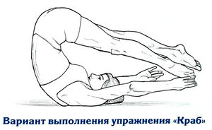 Упражнение краб